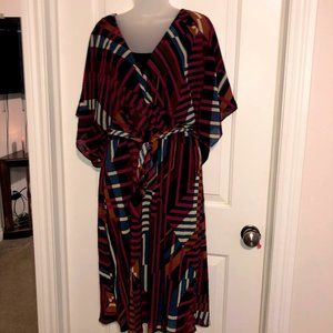 Mid length dress with great pattern. NWOT
